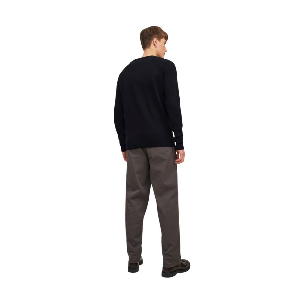 Jack Jones Black Cotton Sweatshirt