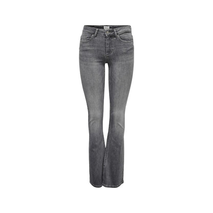 Only Gray Cotton Skinny Jeans