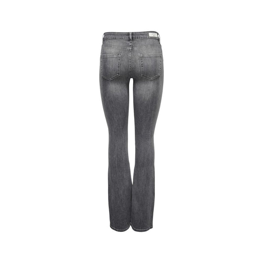 Only Gray Cotton Skinny Jeans
