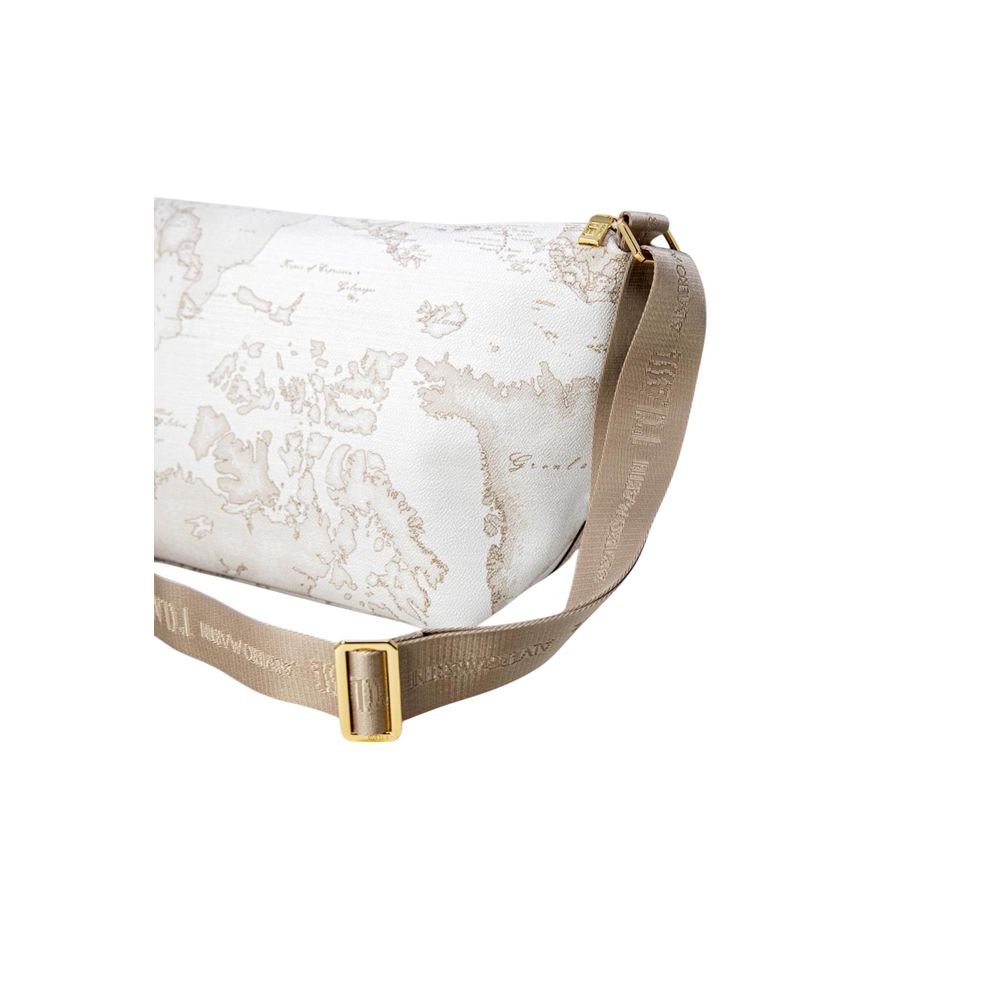 Alviero Martini Prima Classe White Cotton Handbag