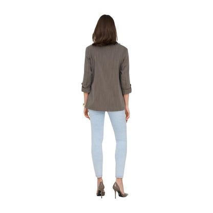 Only Beige Viscose Blazer