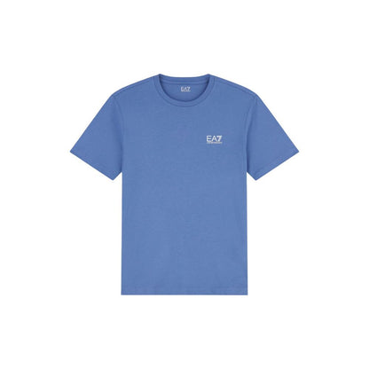 EA7 Emporio Armani Blue Cotton Sportswear