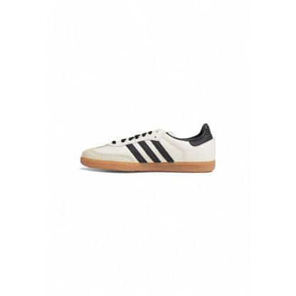 Adidas Originals Beige Leather Athletic Sneakers