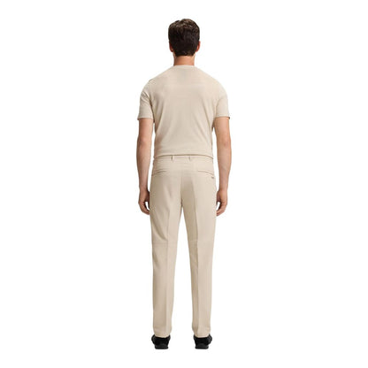 Hugo Boss Beige Polyester Skinny Pants