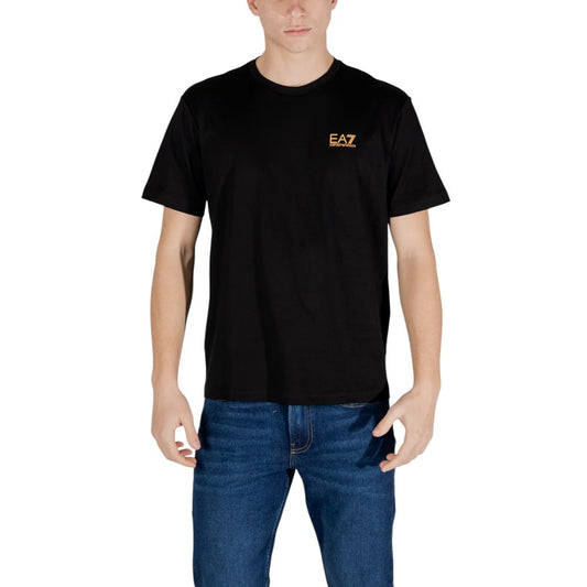 EA7 Emporio Armani Bicolor Cotton T-Shirt