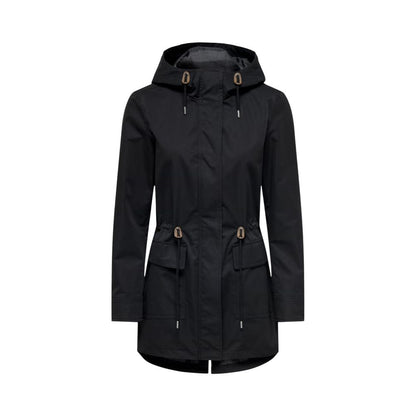 Only Black Polyester Parka