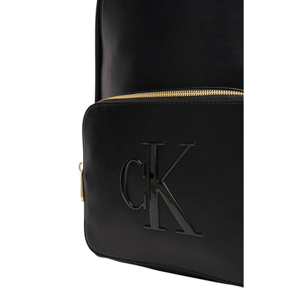 Calvin Klein Black Polyethylene Backpack