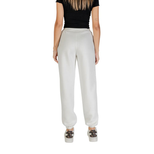 Guess Active White Viscose Joggers (Workout Pants)