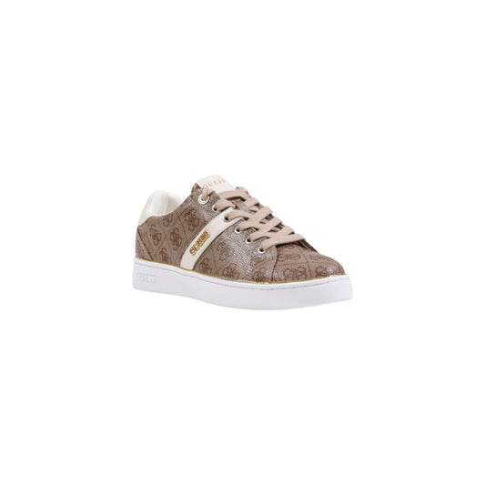 Guess Beige Polyethylene Low Top Sneakers