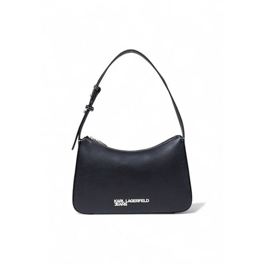 Karl Lagerfeld Black Artificial Leather Handbag