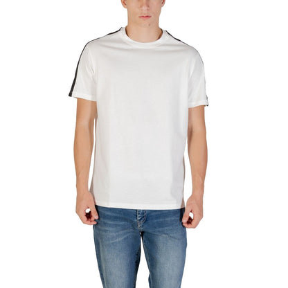 Armani Exchange Cream Cotton T-Shirt