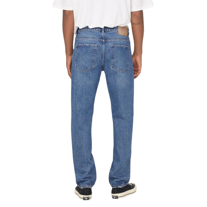 Only & Sons Blue Cotton Relaxed Fit Jeans