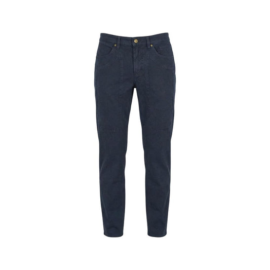 Jeckerson Blue Elastane Skinny Pants