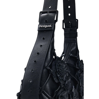 Desigual Black Cotton Handbag