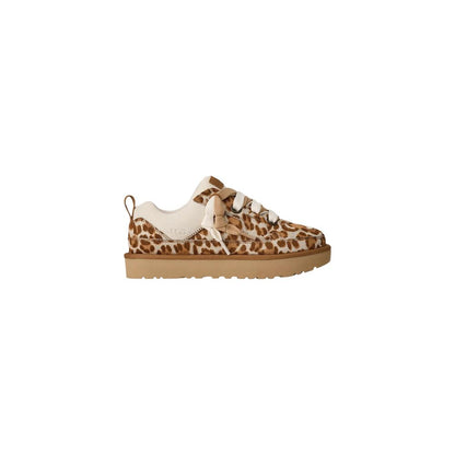 UGG Beige Suede Leather Platform Pumps