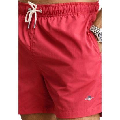 Gant Red Recycled Polyamide Swim Shorts