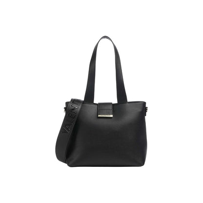 Mario Valentino Black Polyethylene Handbag