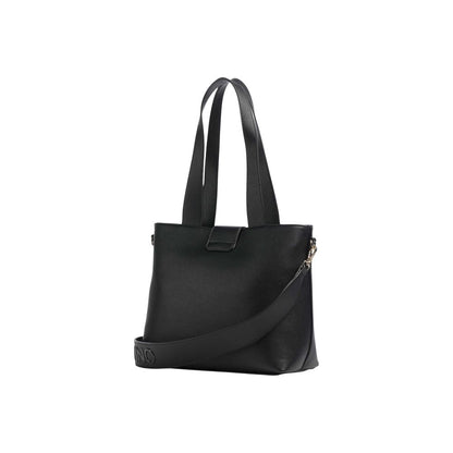Mario Valentino Black Polyethylene Handbag