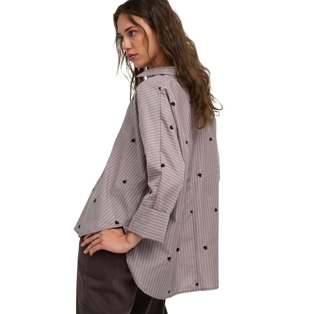 Only Brown Recycled Polyester Blouse