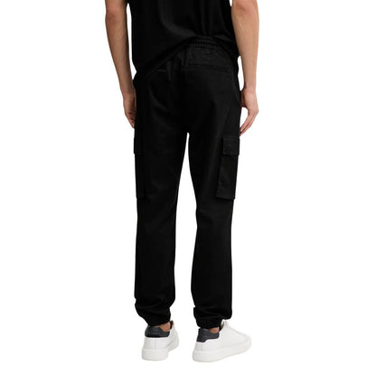 Calvin Klein Jeans Black Cotton Casual Pants