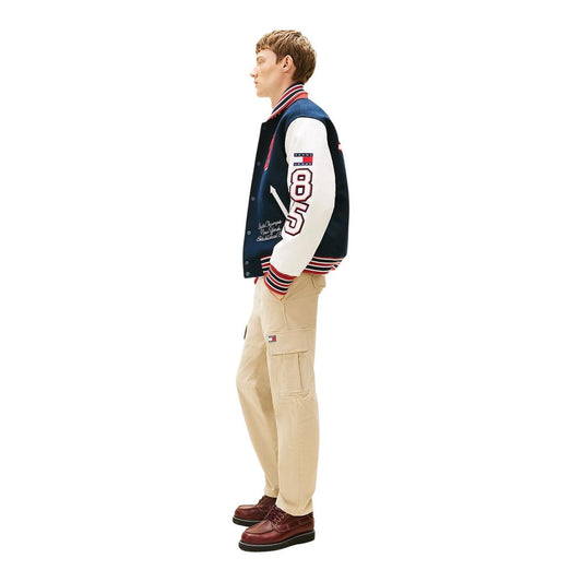 Tommy Hilfiger Jeans Beige Recycled Cotton Cargo Pants