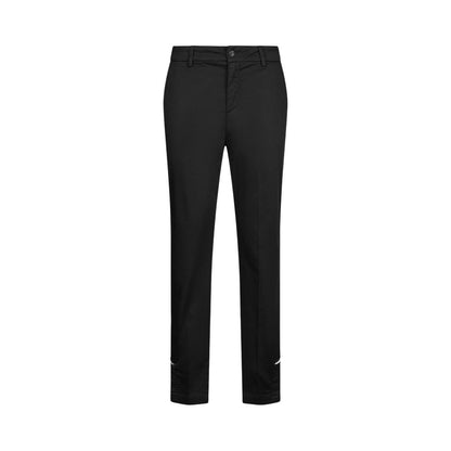 Liu Jo Black Cotton Chino Pants