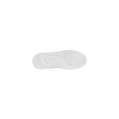 Guess White Leather Low Top Sneakers