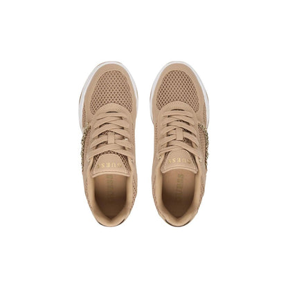 Guess Beige Polyethylene Chunky Sneakers