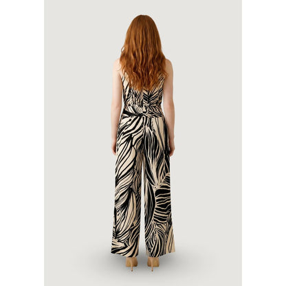 Guess Brown Polyester Jumpsuit