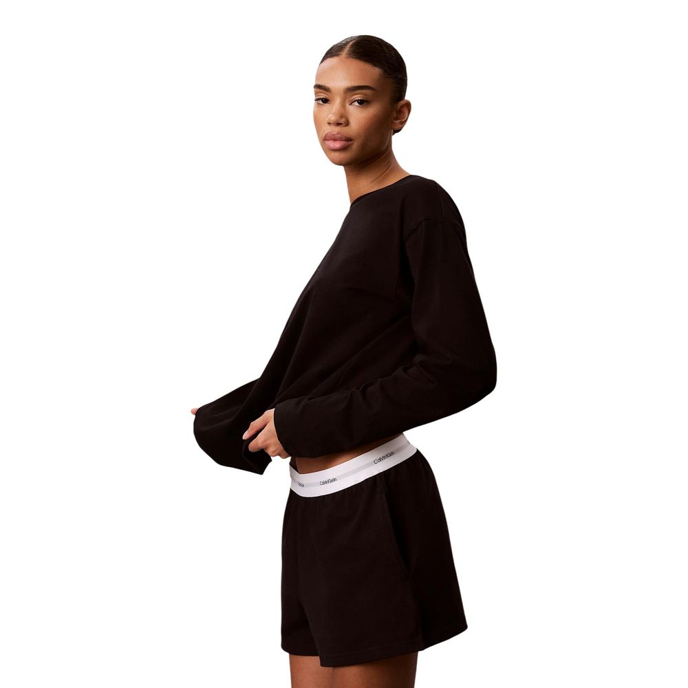 Calvin Klein Underwear Black Cotton Set Sleepwear