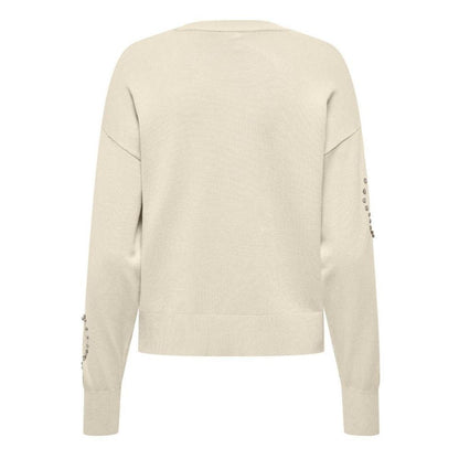 Only Cream Viscose Sweatshirt