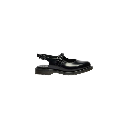 Dr. Martens Black Leather Flat Sandals