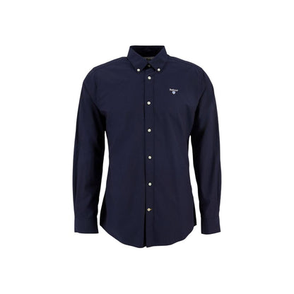 Barbour Blue Cotton Dress Shirt