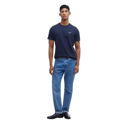 Barbour Blue Cotton T-Shirt