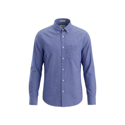Gant Blue Cotton Dress Shirt