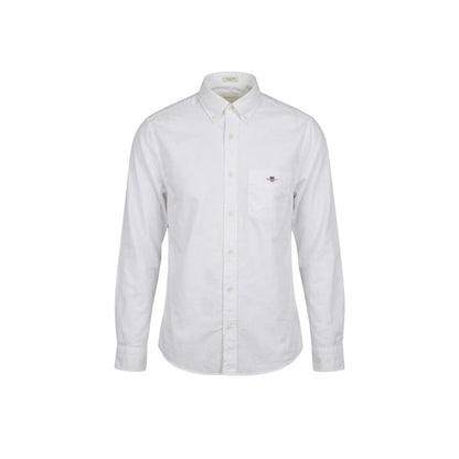 Gant White Cotton Dress Shirt