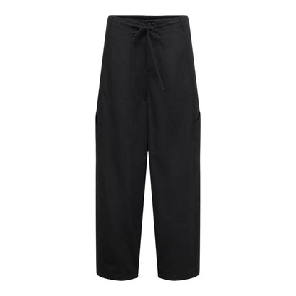 Jacqueline De Yong Black Cotton Cargo Pants