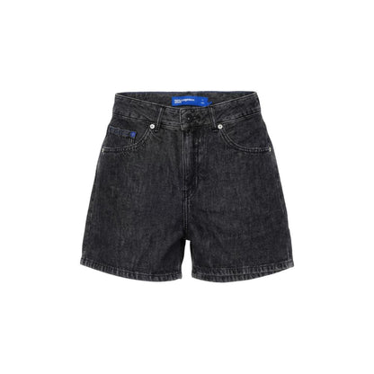 Karl Lagerfeld Black Denim Shorts