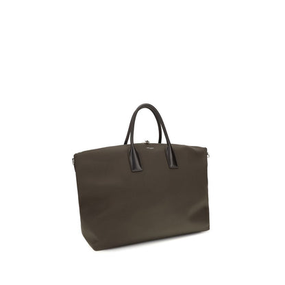 Saint Laurent Brown Calf Leather Bos Taurus Handbag