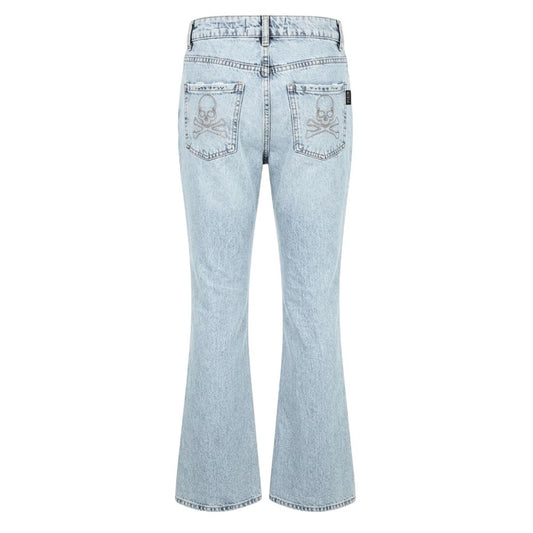 Philipp Plein Blue Cotton Women's Jeans