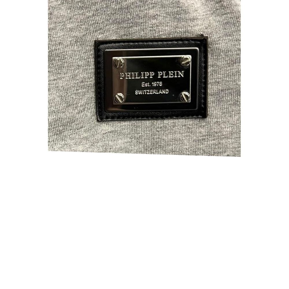 Philipp Plein Grey Cotton Women's Pants