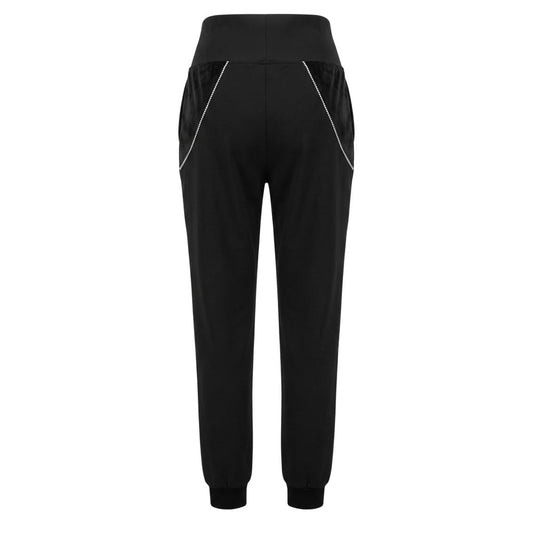 Philipp Plein Black Cotton Women's Sweatpant