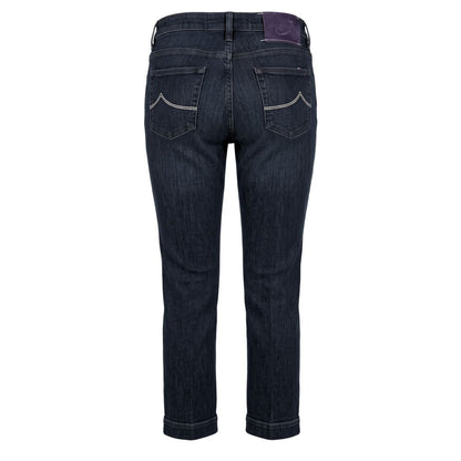 Jacob Cohen Blue Cotton Women Jeans