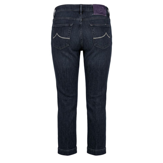 Jacob Cohen Blue Cotton Women Jeans