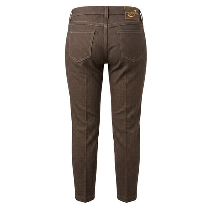 Jacob Cohen Brown Wool Women Pants