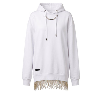 Philipp Plein White Cotton Women's Sweatshirt