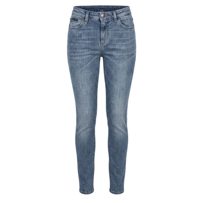 Philipp Plein Blue Cotton Women Jean