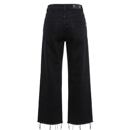 Philipp Plein Black Cotton Women Pant