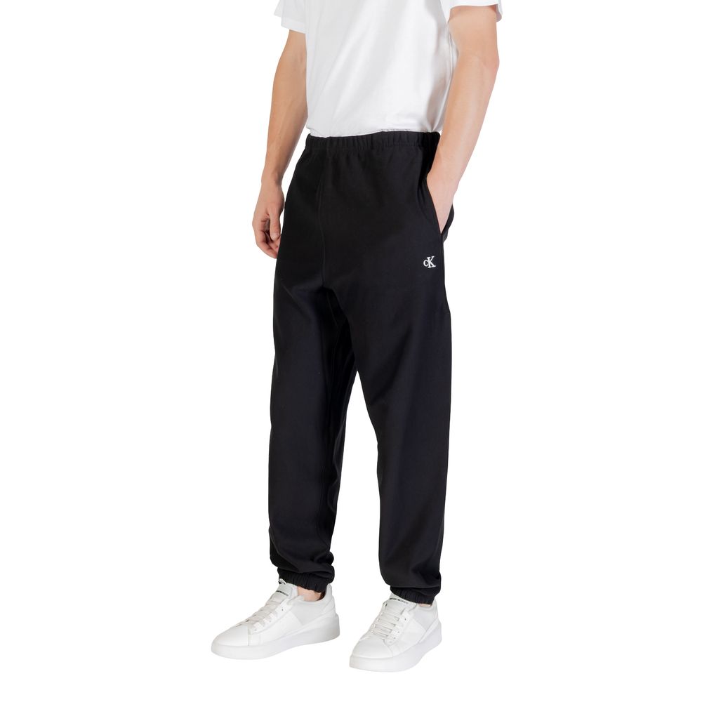 Calvin Klein Jeans Schwarze Baumwoll-Jogginghose