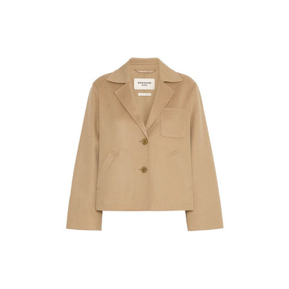 Max Mara Brown Polyamide Full-Length Jacket